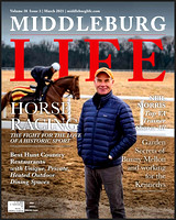 Middleburg Life,  March2021 cover and story