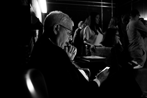 Candid low light, backstage